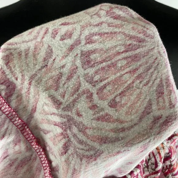 Christopher & Banks Tank Top Women's S Seashell Print Ruffle Neckline Vacation - Picture 11 of 12